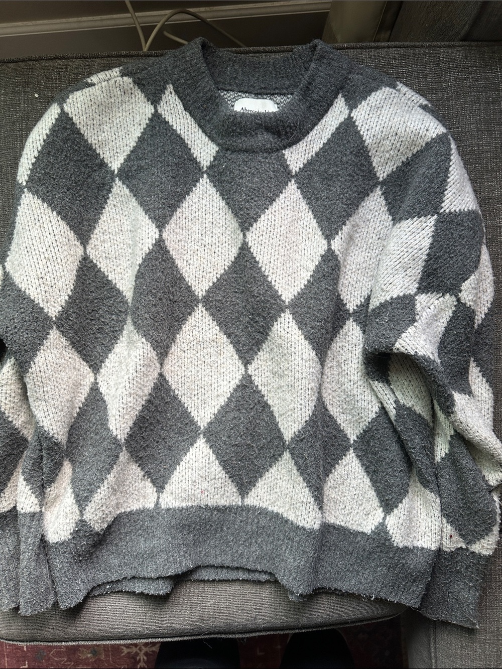Abercrombie & Fitch Argyle Sweater